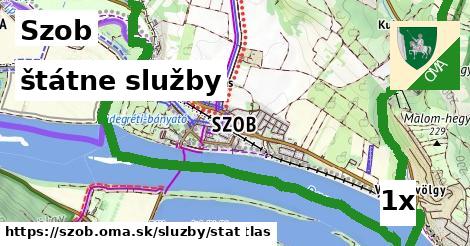 štátne služby, Szob