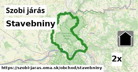 Stavebniny, Szobi járás