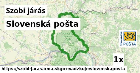 Slovenská pošta, Szobi járás