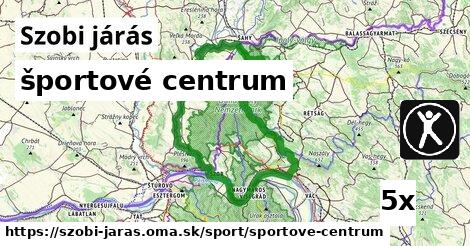 športové centrum, Szobi járás