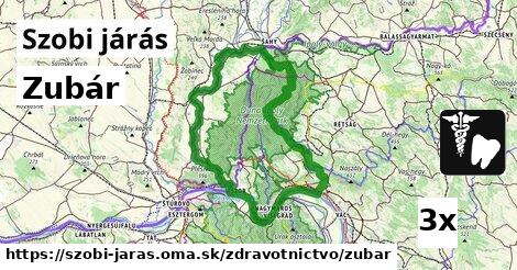 Zubár, Szobi járás