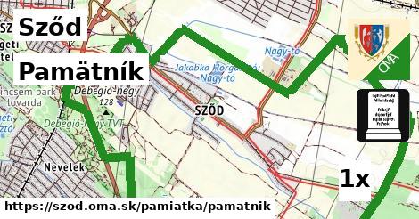 Pamätník, Sződ