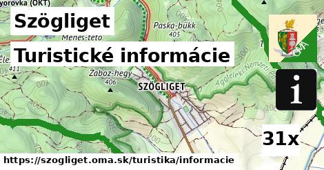 Turistické informácie, Szögliget