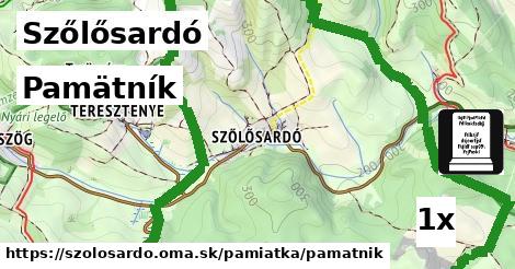 Pamätník, Szőlősardó