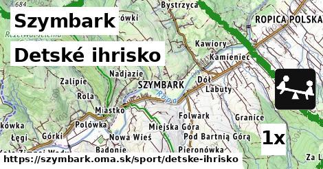 detské ihrisko v Szymbark