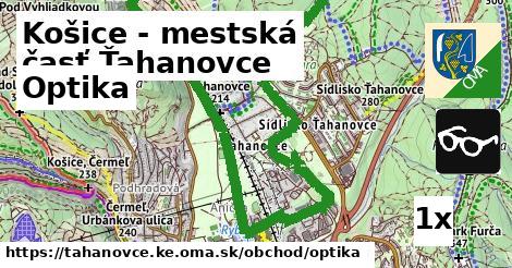 Optika, Košice - mestská časť Ťahanovce