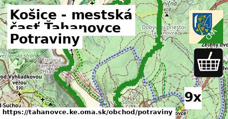 Potraviny, Košice - mestská časť Ťahanovce