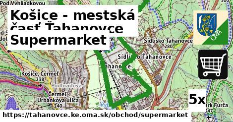 Supermarket, Košice - mestská časť Ťahanovce