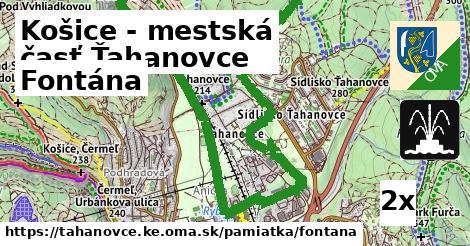 Fontána, Košice - mestská časť Ťahanovce