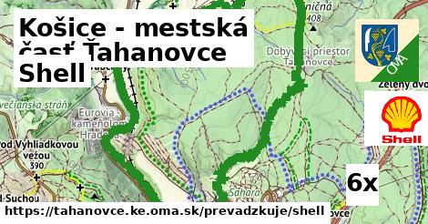 Shell v Košice - mestská časť Ťahanovce