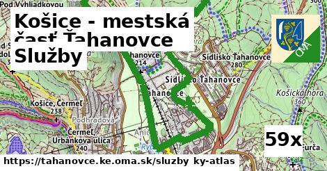 služby v Košice - mestská časť Ťahanovce