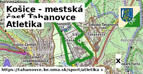 Atletika, Košice - mestská časť Ťahanovce