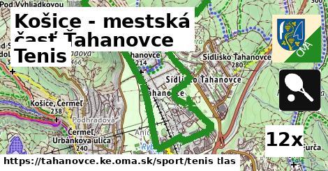 Tenis, Košice - mestská časť Ťahanovce