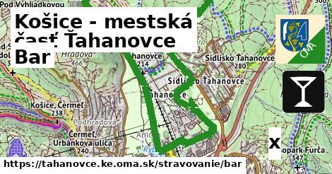 Bar, Košice - mestská časť Ťahanovce