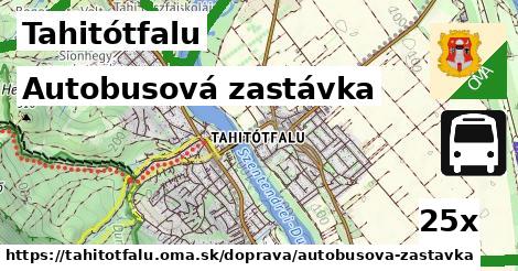 Autobusová zastávka, Tahitótfalu