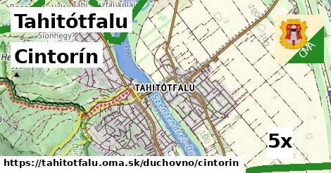 Cintorín, Tahitótfalu