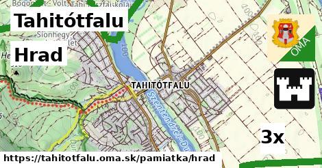 Hrad, Tahitótfalu