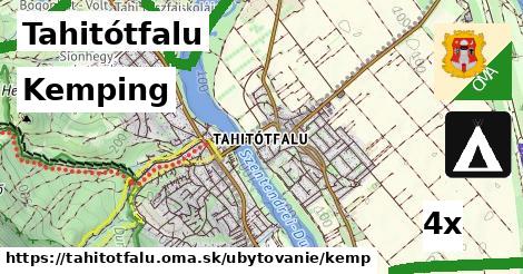 Kemping, Tahitótfalu