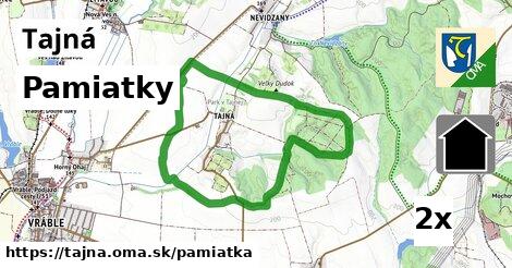 pamiatky v Tajná