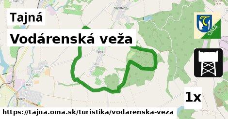 Vodárenská veža, Tajná