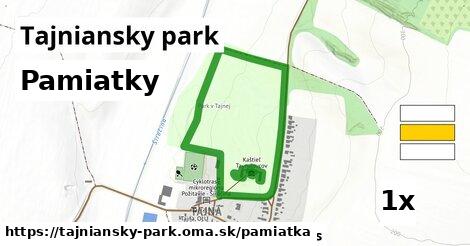 pamiatky v Tajniansky park