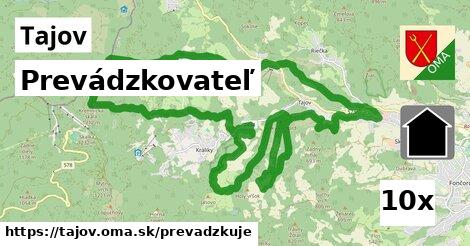 prevádzkovateľ v Tajov