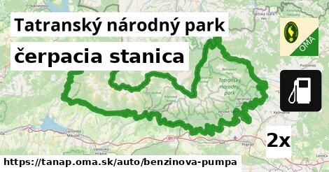 čerpacia stanica, Tatranský národný park