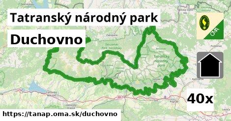 duchovno v Tatranský národný park