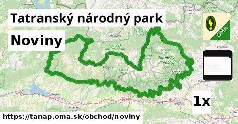 Noviny, Tatranský národný park