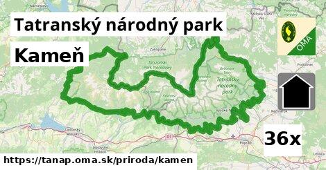 Kameň, Tatranský národný park