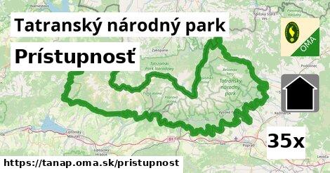 prístupnosť v Tatranský národný park