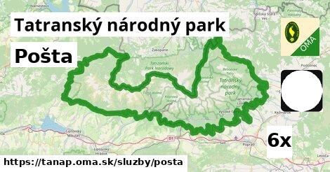 Pošta, Tatranský národný park