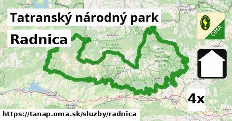 Radnica, Tatranský národný park
