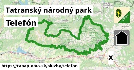 Telefón, Tatranský národný park