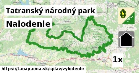 Nalodenie, Tatranský národný park