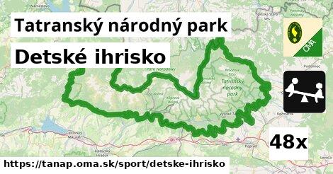 Detské ihrisko, Tatranský národný park