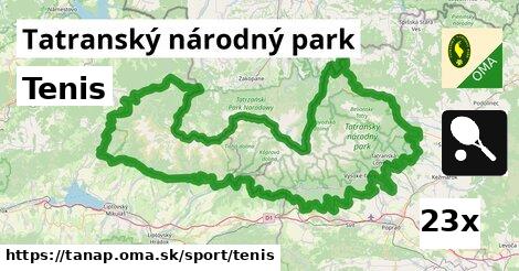 Tenis, Tatranský národný park