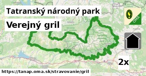 Verejný gril, Tatranský národný park