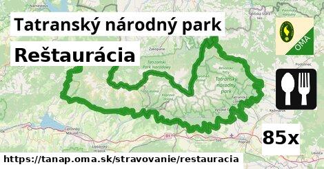 Reštaurácia, Tatranský národný park