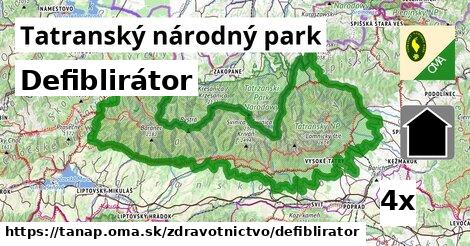 Defiblirátor, Tatranský národný park