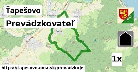 prevádzkovateľ v Ťapešovo