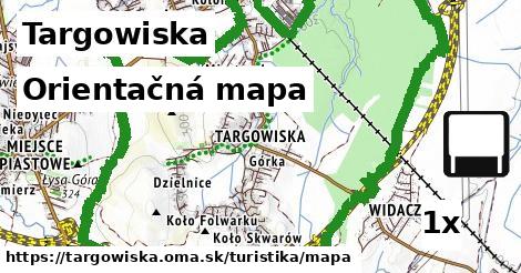 orientačná mapa v Targowiska