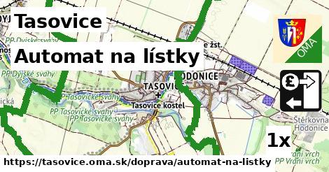 automat na lístky v Tasovice