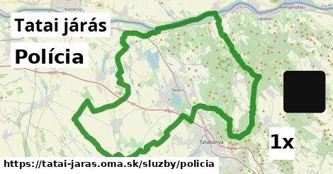 Polícia, Tatai járás