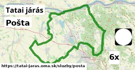 Pošta, Tatai járás