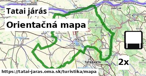 Orientačná mapa, Tatai járás