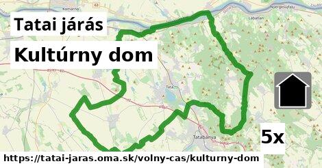 Kultúrny dom, Tatai járás