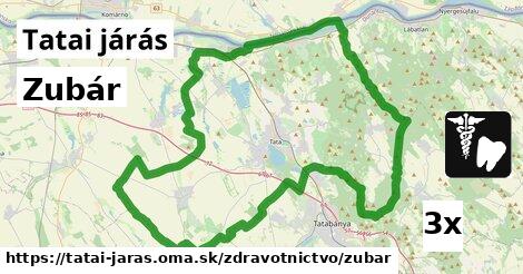 Zubár, Tatai járás