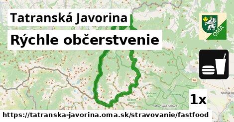 Všetky body v Tatranská Javorina