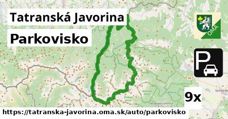 Parkovisko, Tatranská Javorina